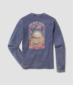 Our Place Tee LS - Blue Shadow