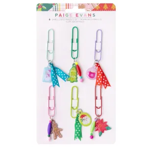 Paige Evans Sugarplum Wishes Paper Clip Charms 6 Pack