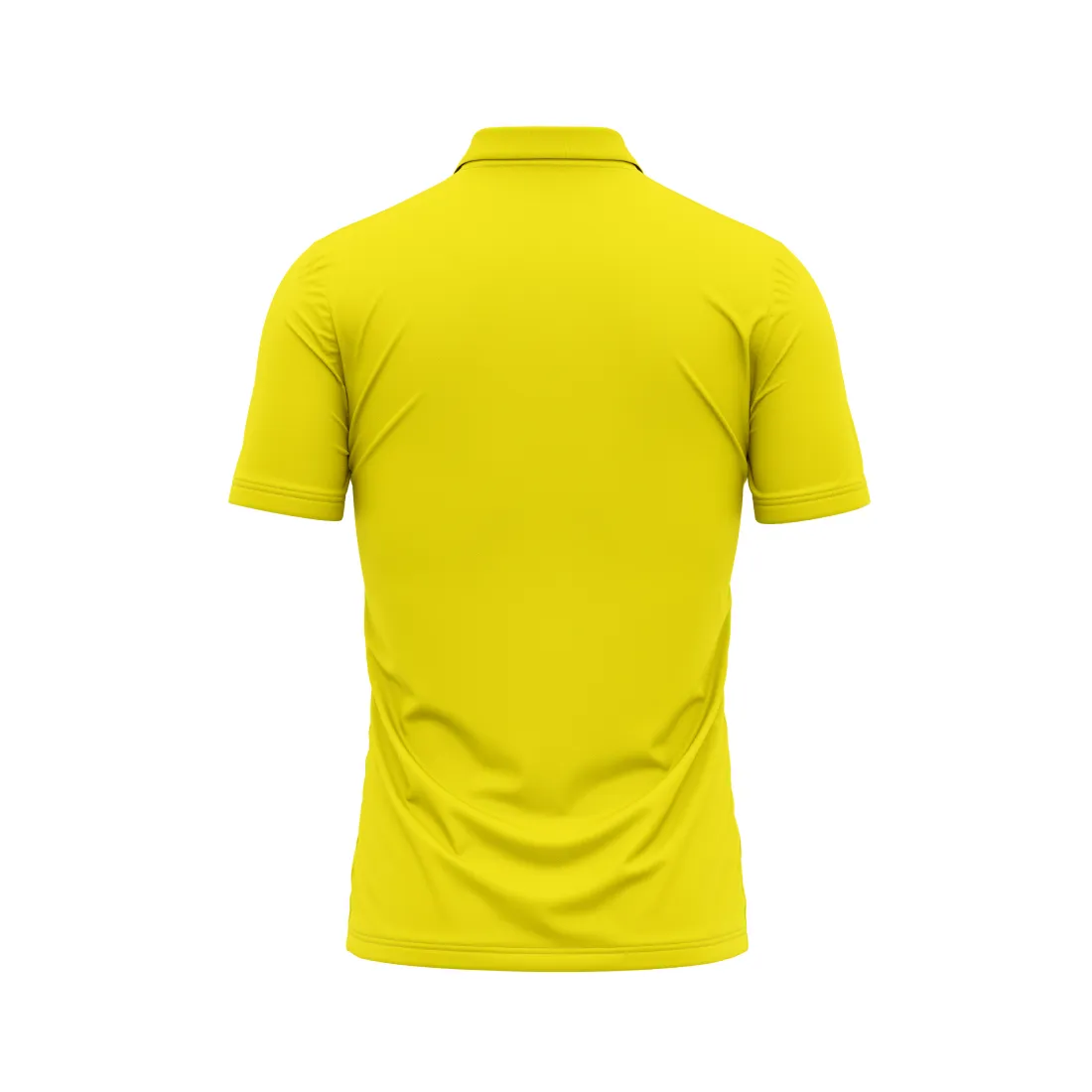 Polo Neck Printed Jersey Yellow NP50000193
