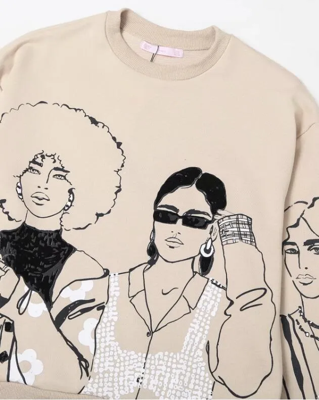 Pre Order:  Fashionable Crew Cotton Sweatshirt