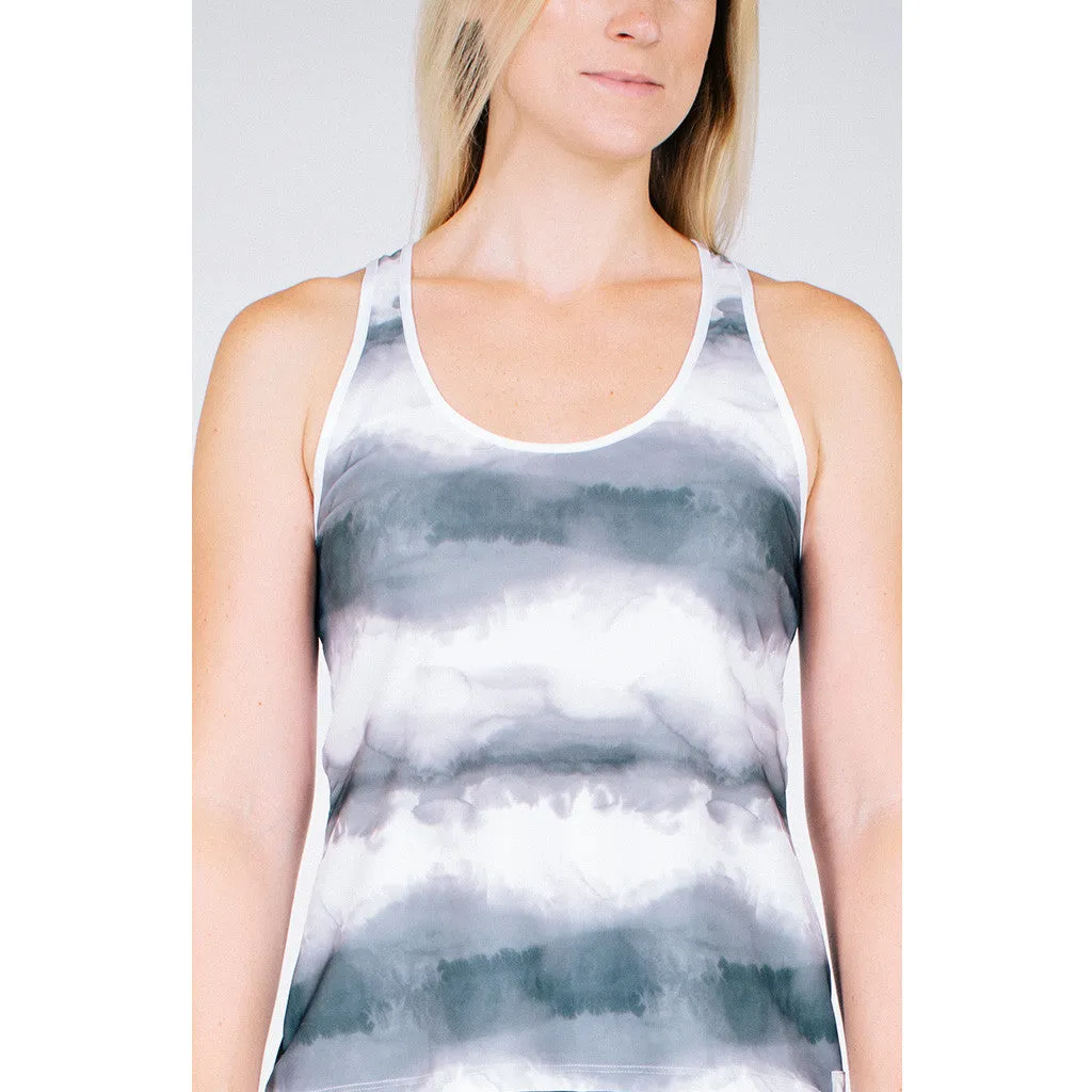 Racer Tank - Stormy Night Print
