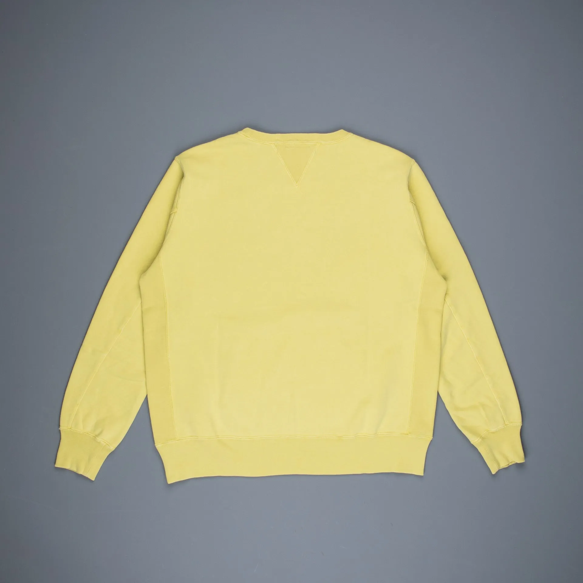 Remi Relief Special Finish Fleece Crew neck sweater yellow