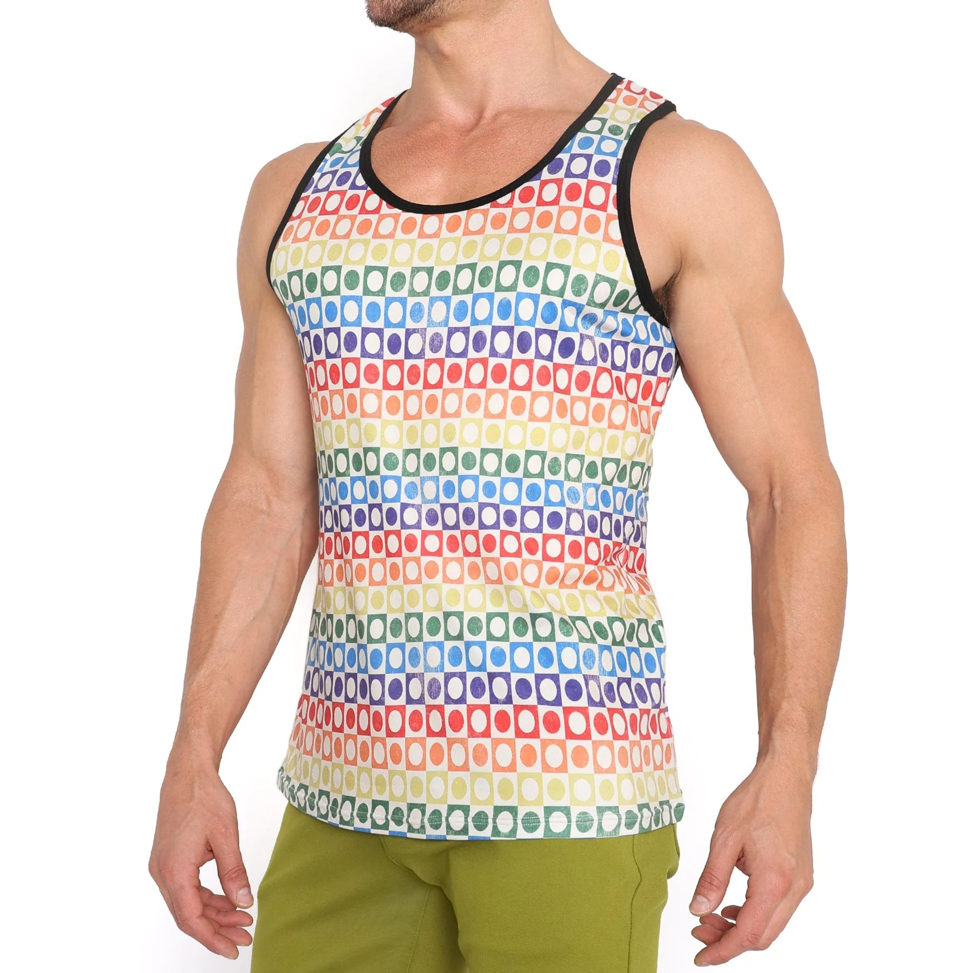 Retro Rectangles Tank