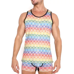 Retro Rectangles Tank