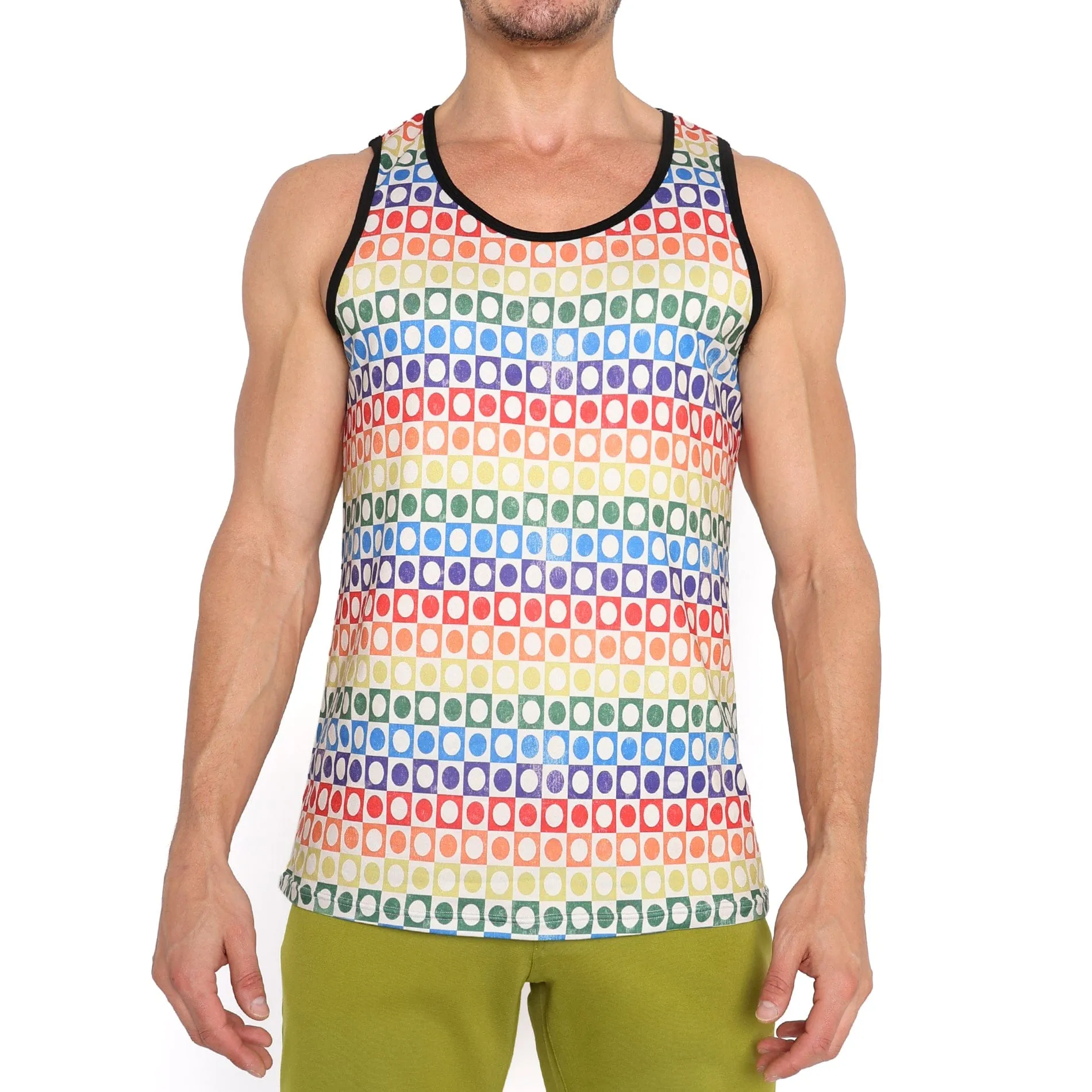 Retro Rectangles Tank
