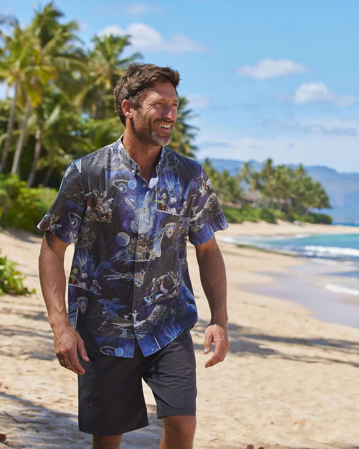 Reyn Spooner x Guardians Of The Galaxy Tailored Shirt - Galaxy