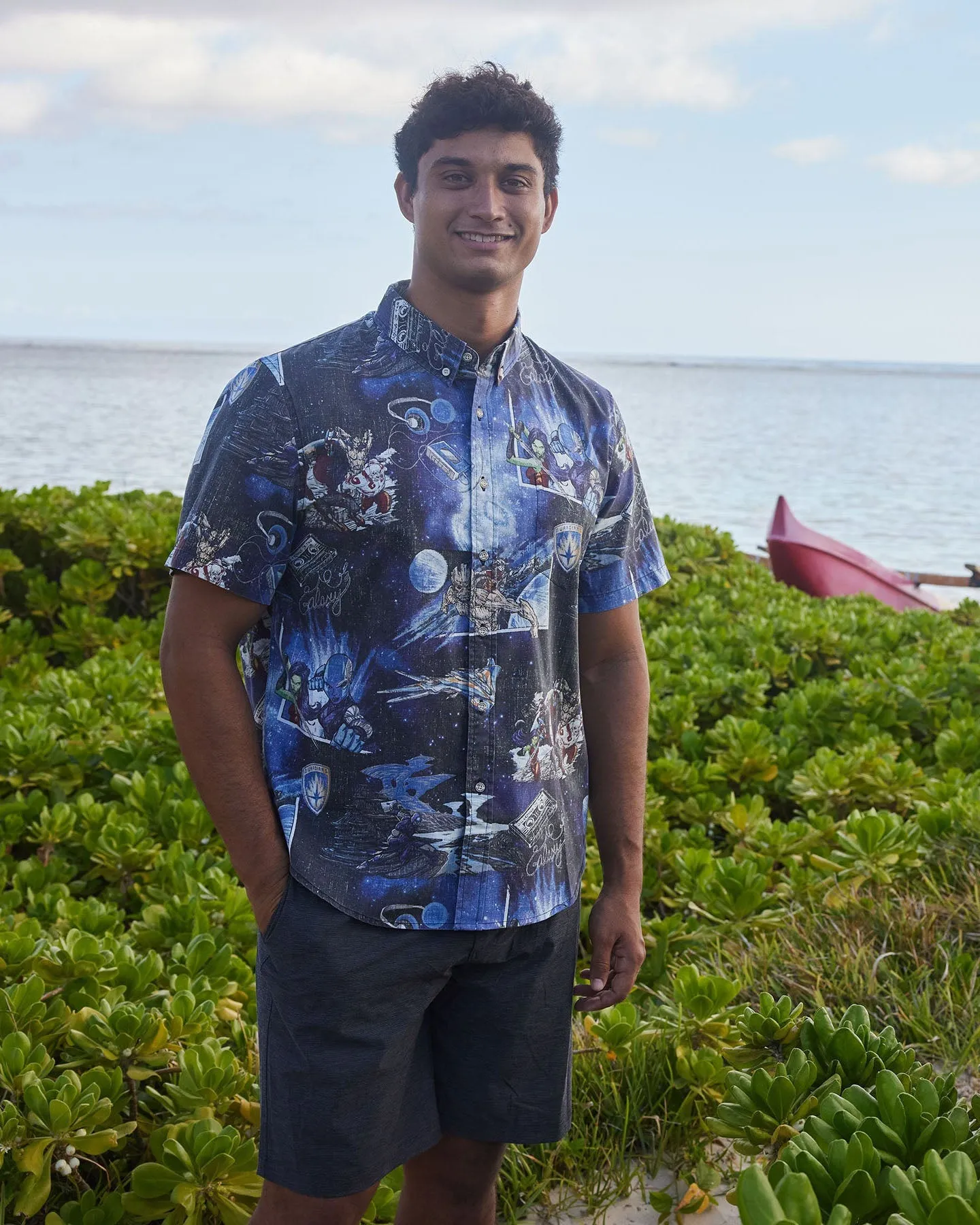 Reyn Spooner x Guardians Of The Galaxy Tailored Shirt - Galaxy