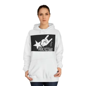 Rock Star Hand Sign Unisex College Hoodie