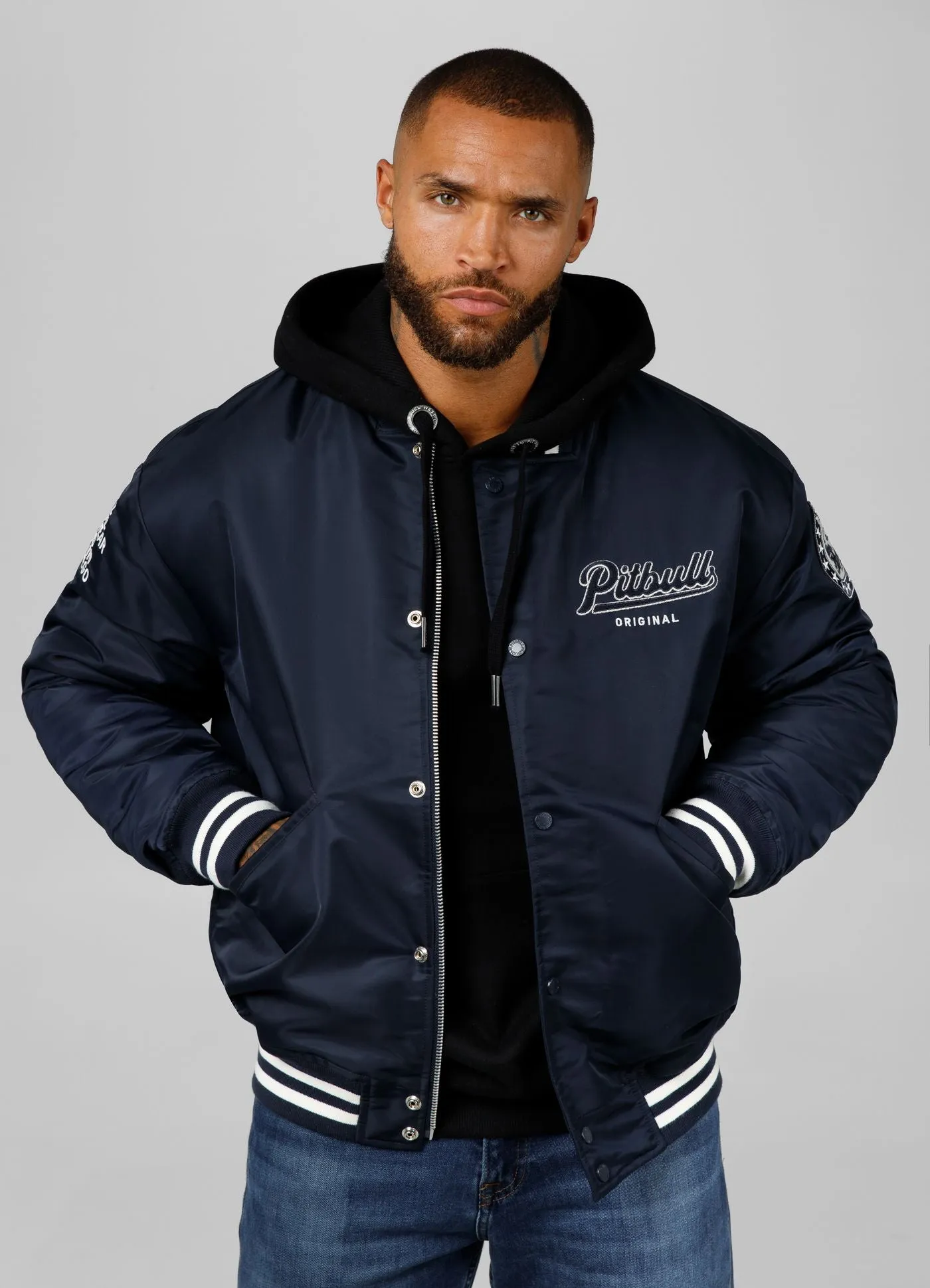 Seabridge Bomber Jacket - Dark Navy