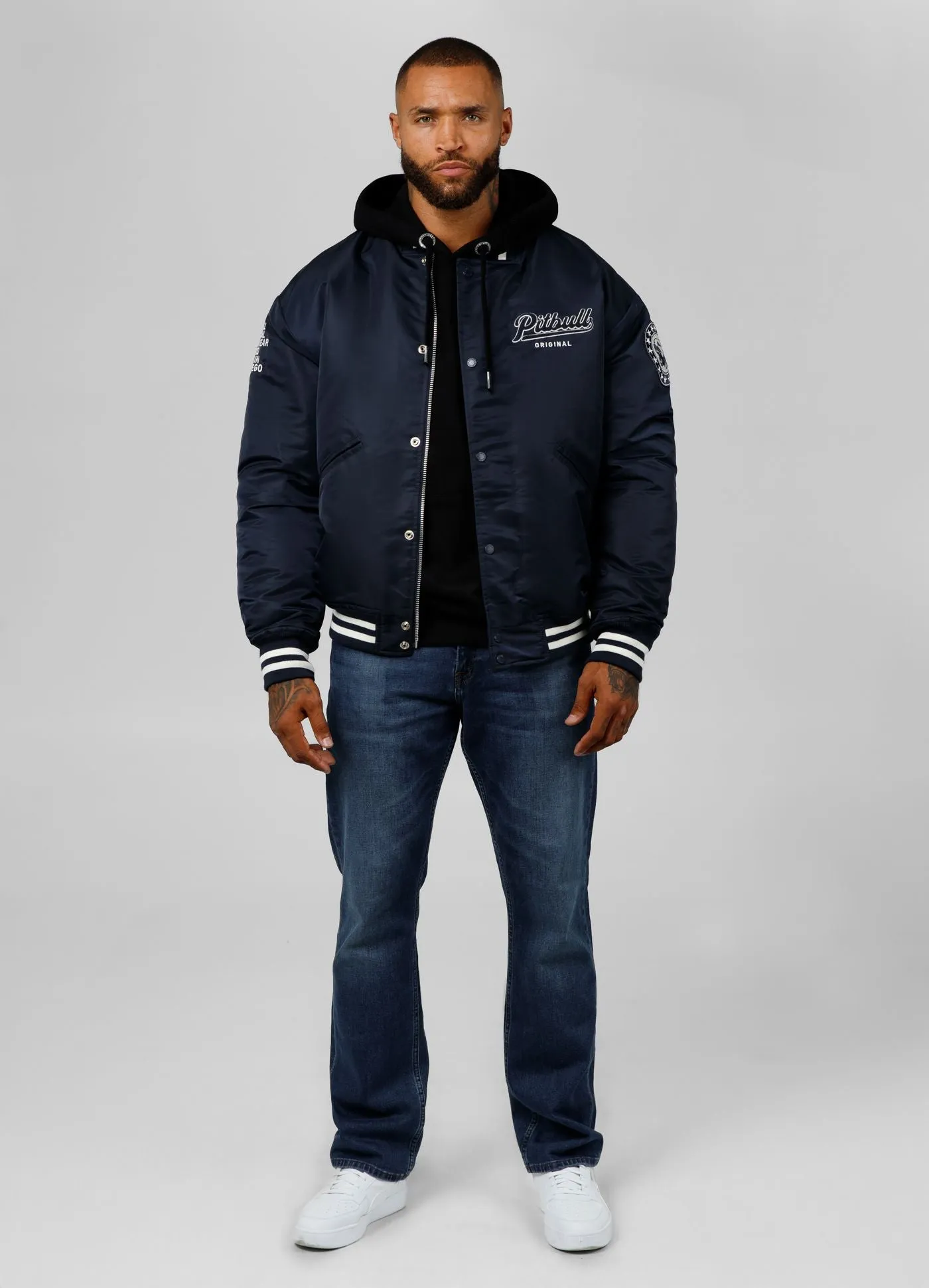 Seabridge Bomber Jacket - Dark Navy