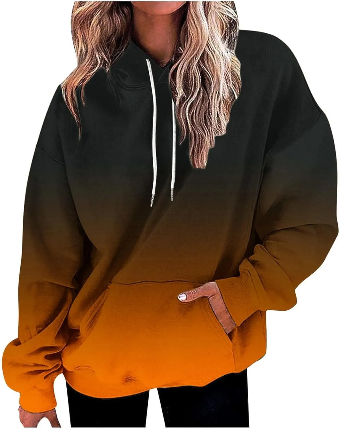 SHAOBGE 2023 Soft Oversized Sweatshirts Women Lady Fashion Top Blouse Zip Up Hoodies For Girls Big Deal Days My Recent Orders Deals Of The Day