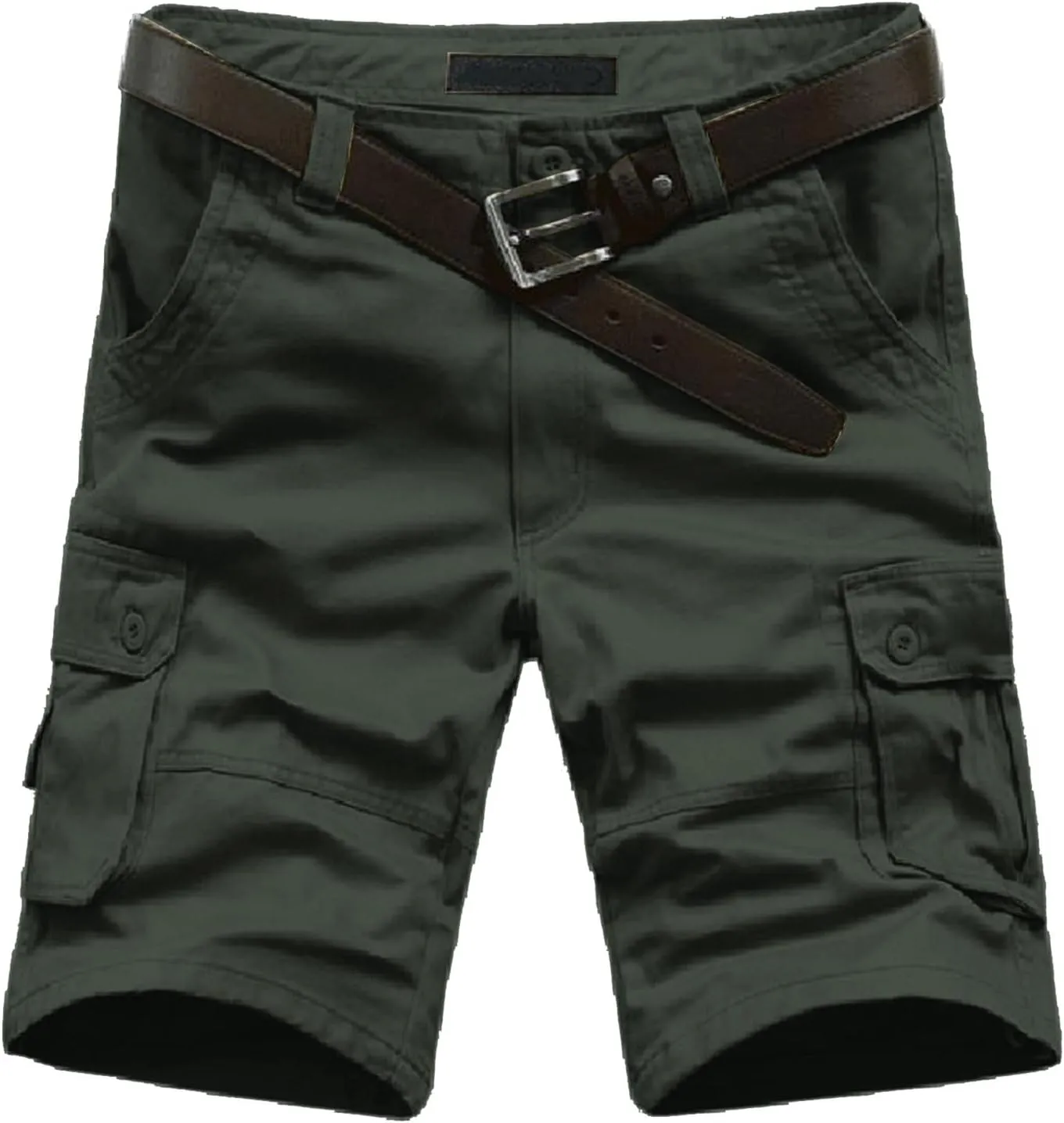 Shorts for Men with Multi-pocket and Fashion Summer Leisure Pants Overalls Men's pants Men's Khaki Shorts Khaki Mens