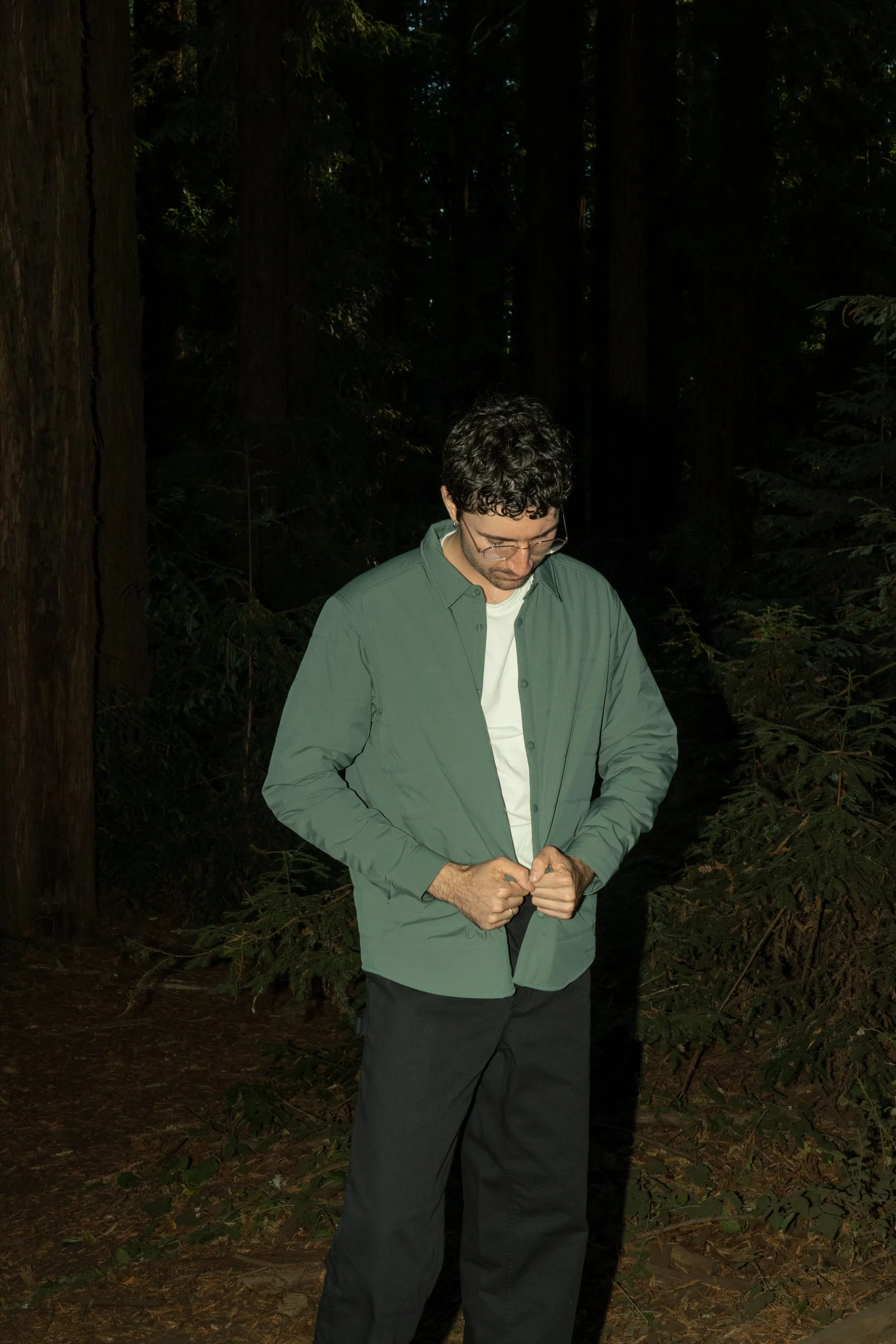 SNOW PEAK - FLEXIBLE INSULATED SHIRT IN FOLIAGE