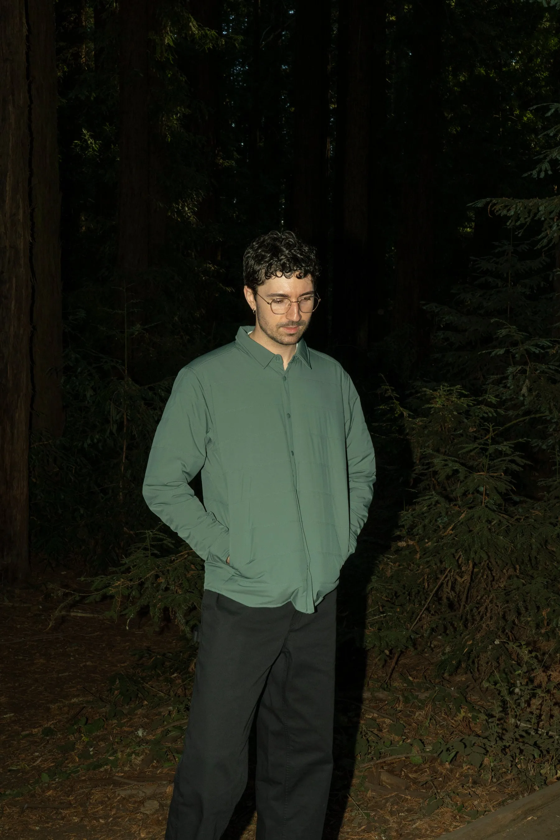 SNOW PEAK - FLEXIBLE INSULATED SHIRT IN FOLIAGE
