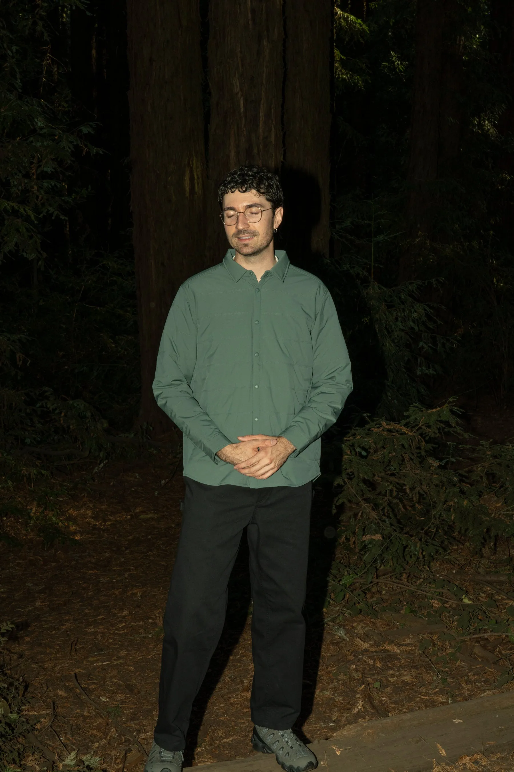 SNOW PEAK - FLEXIBLE INSULATED SHIRT IN FOLIAGE