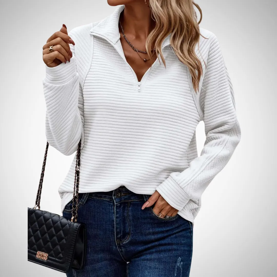 Stacey V-Neck Knit Jumper