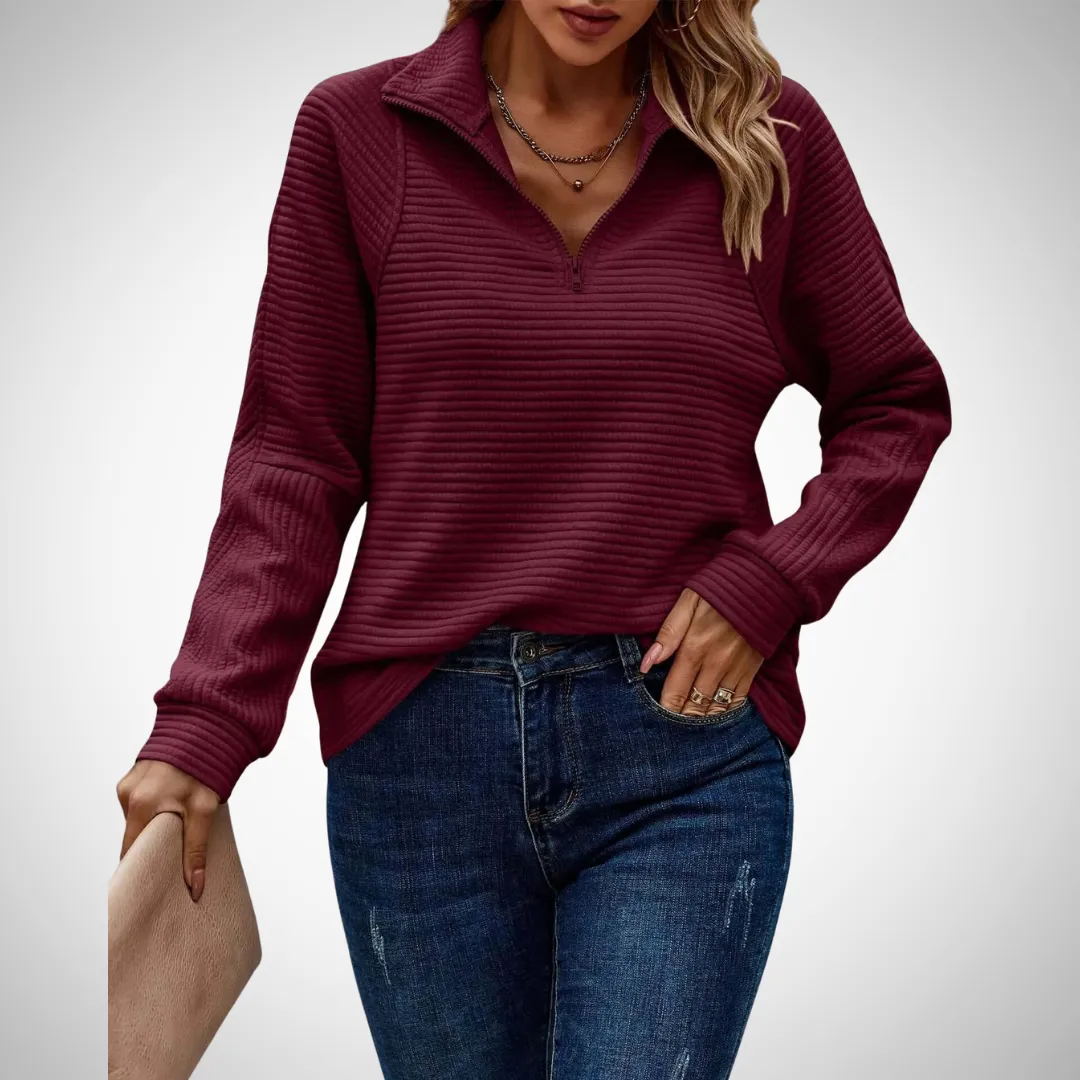 Stacey V-Neck Knit Jumper