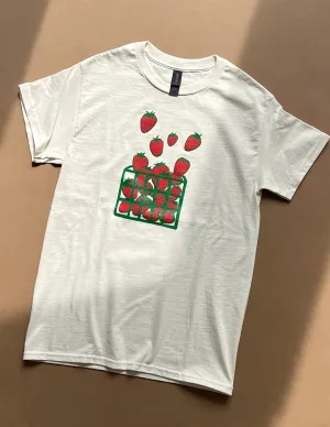 Strawberries Sketched Tee