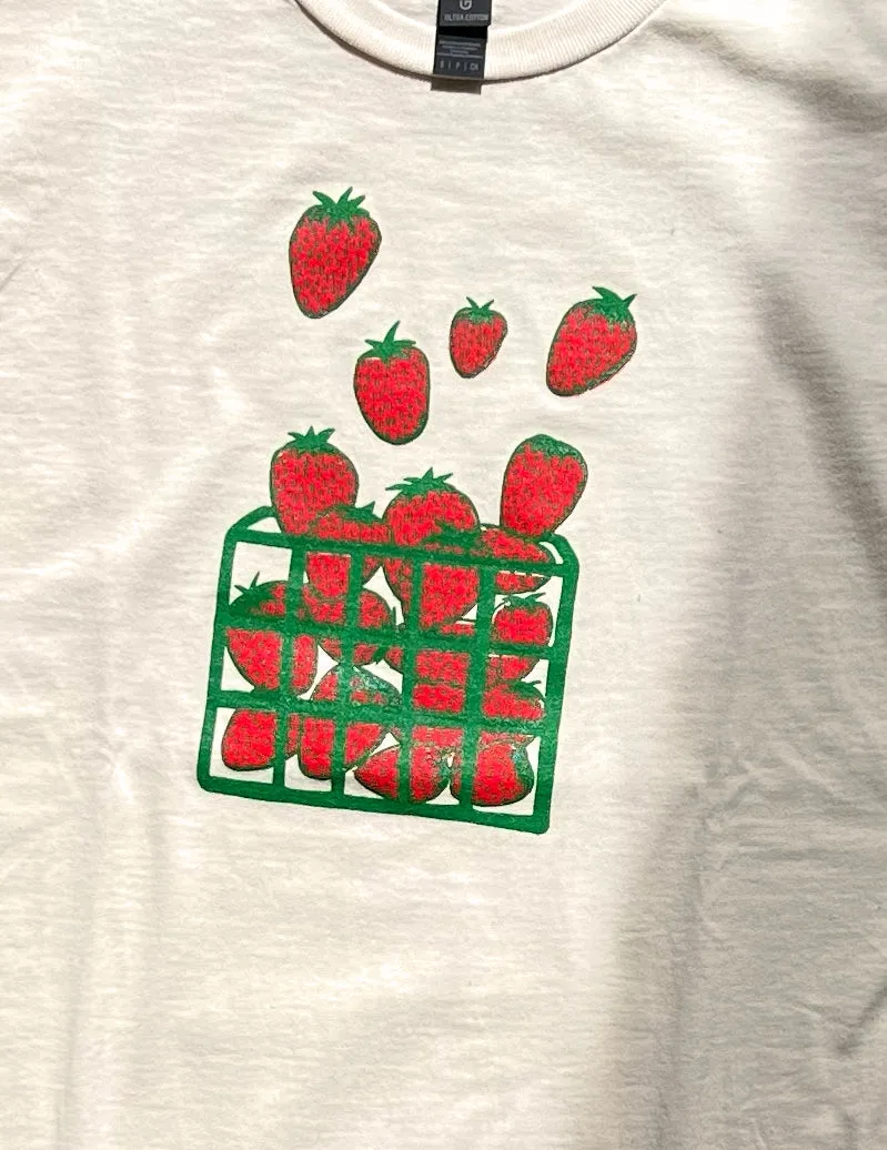 Strawberries Sketched Tee