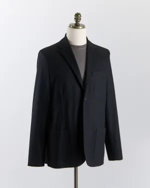 Superfine Merino Stretch Knit Sweater Blazer