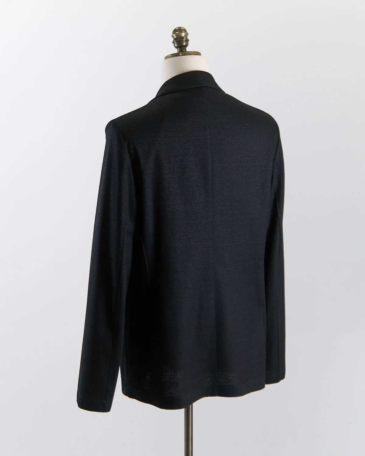 Superfine Merino Stretch Knit Sweater Blazer