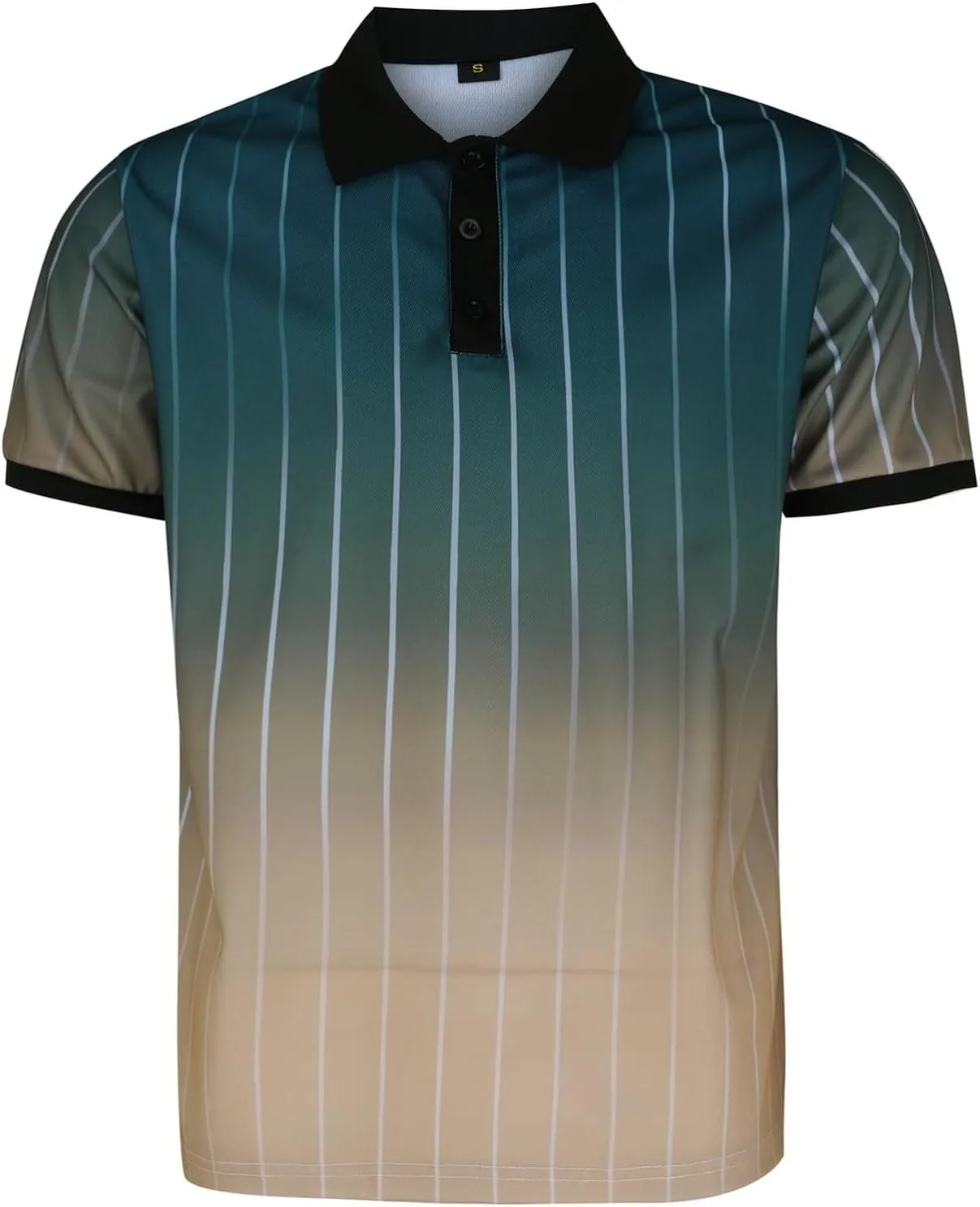 T Shirts for Man Lapel Thousands of Bird Grid Pockets Casual Top T Shirt Mens Golf Shirts Casual Classic Lightweight