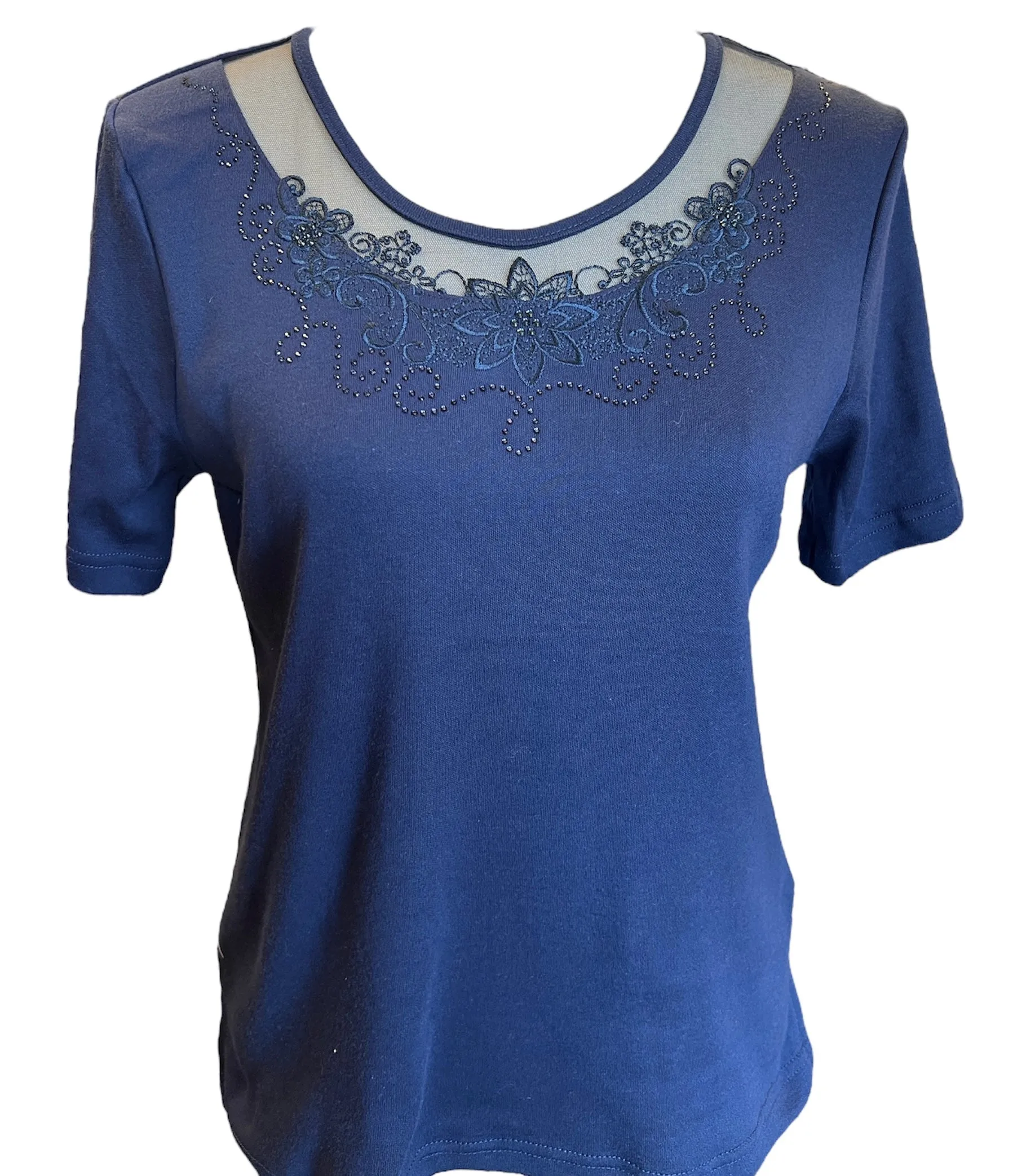 Top Lace Neck Bling SALE