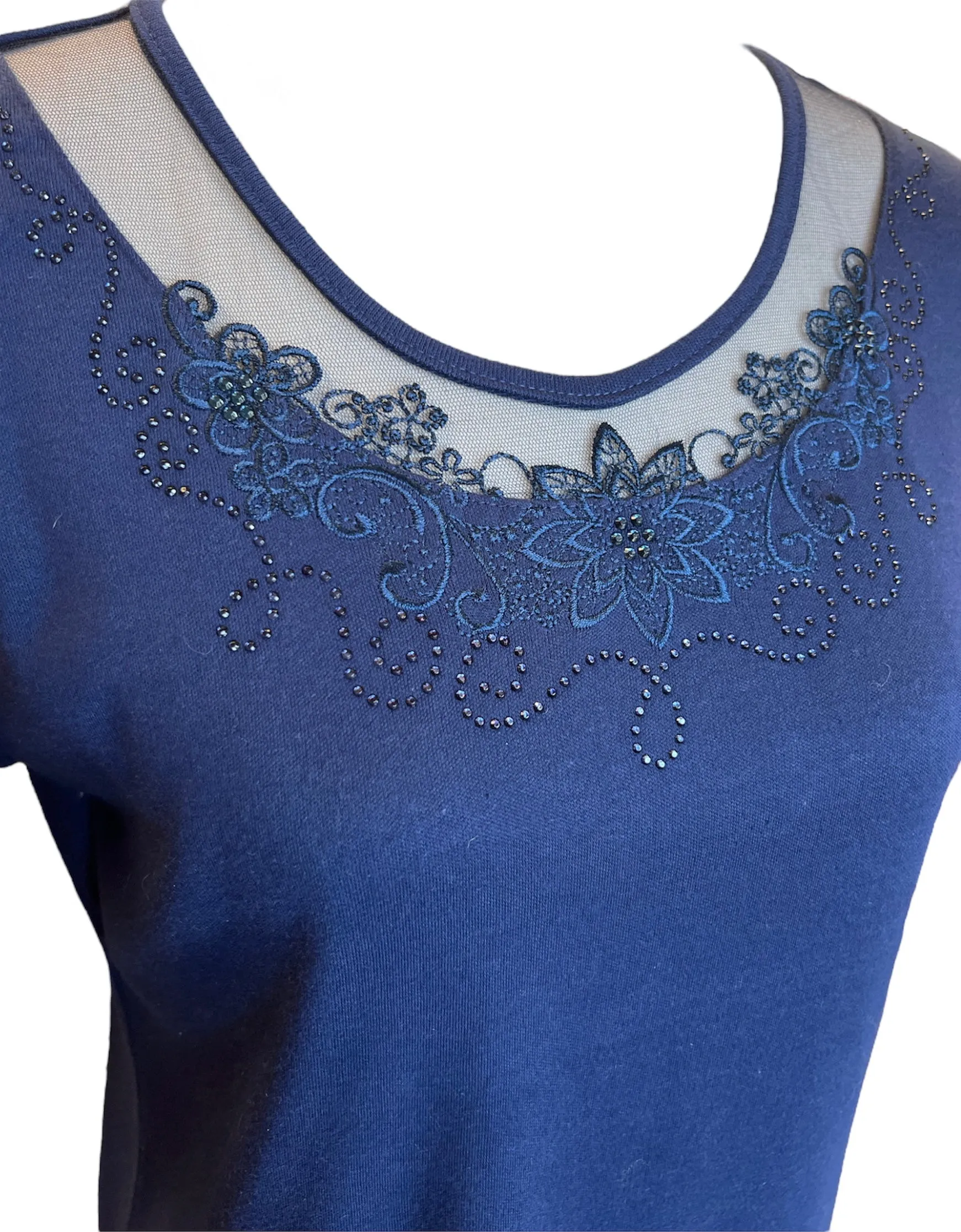 Top Lace Neck Bling SALE