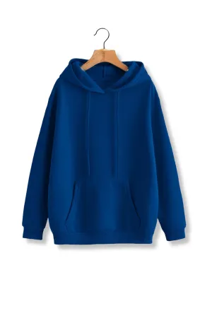 Unisex French Terry Hoodies - Blue