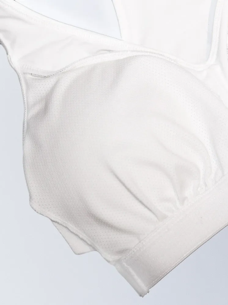 V-Neck Tank White & White