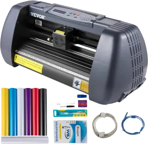 Vevor Vinyl Cutter Machine 14" Plotter Printer Adjustable Force and Speed New