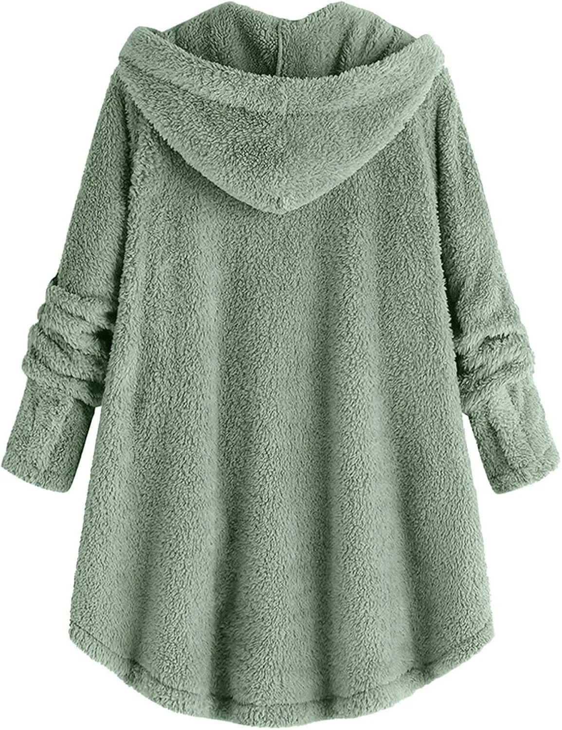 Winter Coats for Women, Fuzzy Fleece Pullover Hooded Sweatshirt Plus Size Soft Warm Oversized Hoodies Clothes