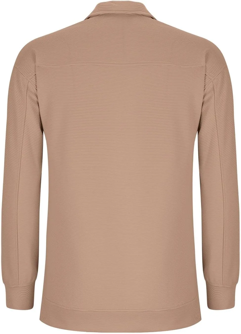 Womens 3/4 Zip Pullover Stand Collar Half Zip Sweatshirt with Pocket Casual Loose Fit Tunic Tops 2025 Spring Outfits
