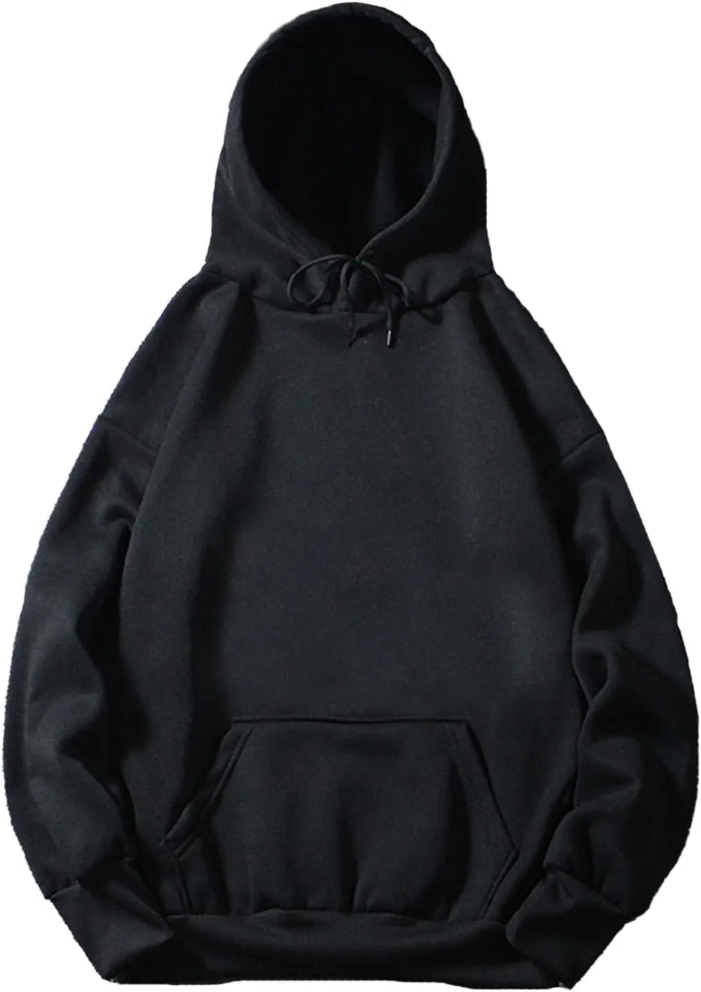 Women's Casual Hoodie Sweatshirts Long Sleeve Loose Pullover Tops Drawstring Solid Lightweight Blouses with Pockets