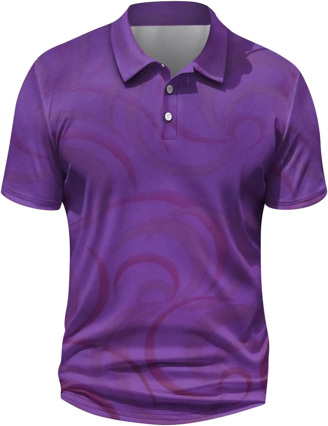 Ymosrh Men's Graphic Polo Shirts Short Sleeve Casual Business T Shirts Lightweight Golf Shirts, M-5XL